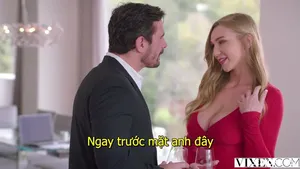 Dí buồi ngập mồm em thư ký khi bố đi vắng